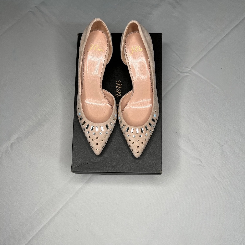 J.Crew Colette Pump with Jewels 5.5 NWT